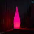LUMISKY - Lampadaire d'extérieur sans fil CLASSY RGB H120cm - vignette