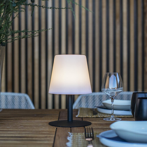 LUMISKY - Lampe de table sans fil STANDY MINI Noir H25cm - large