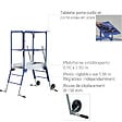 TUBESCA - Plateforme pour escalier: 2.68m haut. travail max - HELIS - vignette