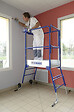 TUBESCA - Plateforme pour escalier: 2.68m haut. travail max - HELIS - vignette