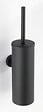 WENKO - Brosse WC fermée - Inox - Bosio Black - Noir - Mat - vignette