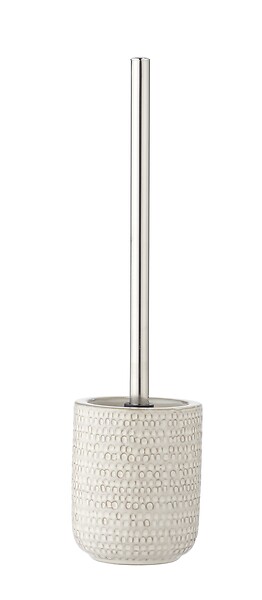 WENKO - Brosse WC céramique - Pergolecéram - Crème - large