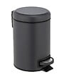 WENKO - Poubelle à pédale acier Leman Navy mat 3L - vignette