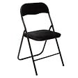 5FIVE - Chaise pliante velours noir - vignette