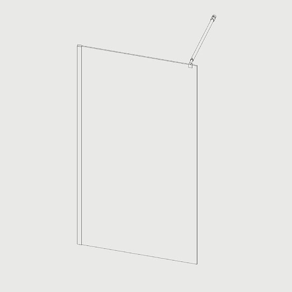 KASSANDRA - Paroi de douche fixe FRESH 70 cm - large