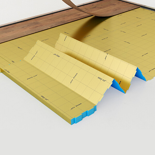 FORESTEA - Souscouche parquet SELITBLOC film alu ép 1.6 mm acoustique 10.2 m2 8.5m x 1.2m - large