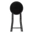 5FIVE - Tabouret pliant velours noir - vignette
