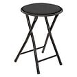 5FIVE - Tabouret pliant velours noir - vignette