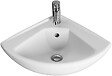 VILLEROY ET BOCH - Lave-mains d'angle O. NOVO COMPACT - Largeur: 415 mm - Longueur: 415 mm - Hauteur: 195 mm - Blanc brillant - vignette