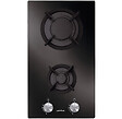 AIRLUX - Table Domino Verre Gaz 30cm 400w Noir - AV32HBK - vignette