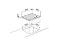 AIRLUX - table de cuisson gaz 60cm 3 feux 6150w noir - av635hbk - vignette