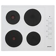 GLEM - Table De Cuisson électrique 60cm 4 Feux 6000w Blanc - GTL640WH - vignette