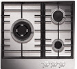AIRLUX - table de cuisson gaz 60cm 3 feux inox - at635hix - vignette
