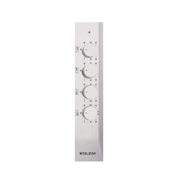 GLEM - Table De Cuisson électrique 60cm 6000w Inox - GTL640IX - large