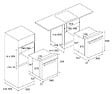 AIRLUX - Four Intégrable Multifonction 70l 60cm Pyrolyse Inox - AFP212BK - vignette