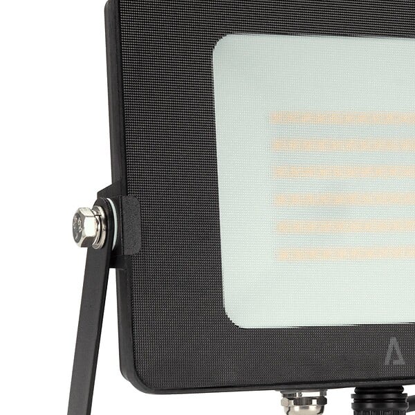 ASLO - Projecteur LED NOIR 20W SMD 1600Lm Blanc chaud 3000K 230V Extérieur/Intérieur IP65 ASLO - large
