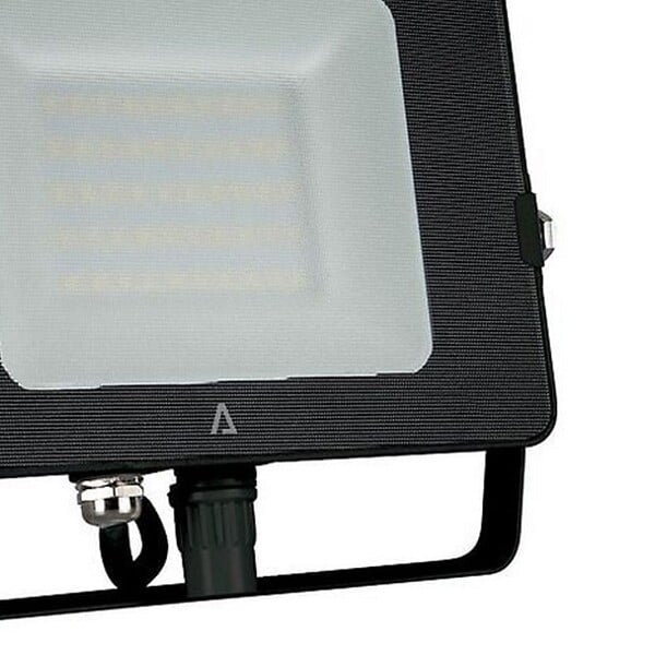 ASLO - Projecteur LED NOIR 20W SMD 1600Lm Blanc chaud 3000K 230V Extérieur/Intérieur IP65 ASLO - large