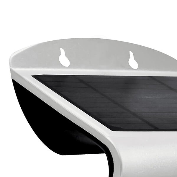 ASLO - Projecteur Led Mural Solaire 3.7V 2Ah GRIS 14 x 10.9 x 21.2 cm Détecteur de mouvements 3.2W 400 Lm ASLO - large