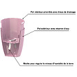 GT GARDEN - Lot de 3 pots pour orchidées avec réserve d'eau - Arte-dea rose transparent 2 litres - vignette