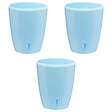 GT GARDEN - Lot de 3 pots pour orchidées avec réserve d'eau - Orchidea bleu 2 litres - vignette