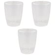 GT GARDEN - Lot de 3 pots pour orchidées avec réserve d'eau - Orchidea transparent 2 litres - vignette