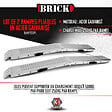 BRICK - Lot de 2 rampes pliables en acier galvanisé 160cm - Charge max 500 kg/paire - vignette