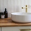 ESSEBAGNO - Luisa mitigeur lavabo haut or brossé - vignette