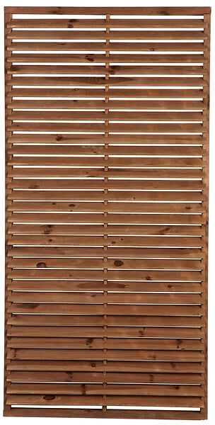 CERLAND - Ecran PERSIENNE marron PIN Ep75 - 900x1800 mm - large