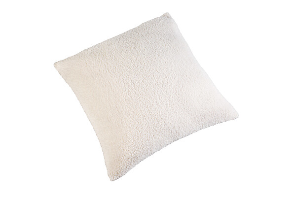 LINDER - Coussin décoratif mouton - Écru - 45x45cm - large