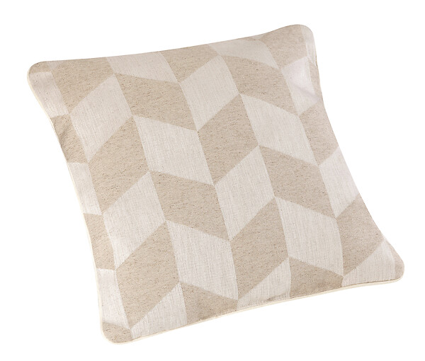 LINDER - Coussin garnis NEW YORK ECRU 45x45cm - large
