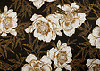 LINDER - Coussin garnis PEONIA NOIR 45x45cm - vignette