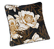 LINDER - Coussin garnis PEONIA NOIR 45x45cm - vignette