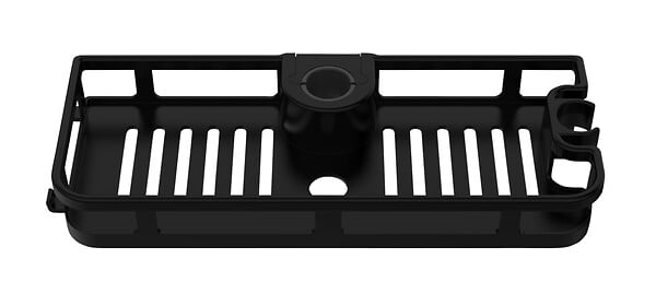 WENKO - Serviteur de douche - ABS - Libertà - Noir - 2 kg - large