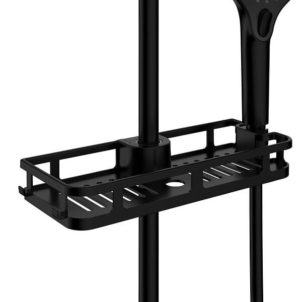 WENKO - Serviteur de douche - ABS - Libertà - Noir - 2 kg - large