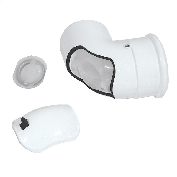 UBBINK - Coude 80/125 PPTL/PVC ROLUX - COUDE 90° CONDENSATION 80/125 Avec trappe de visite - large