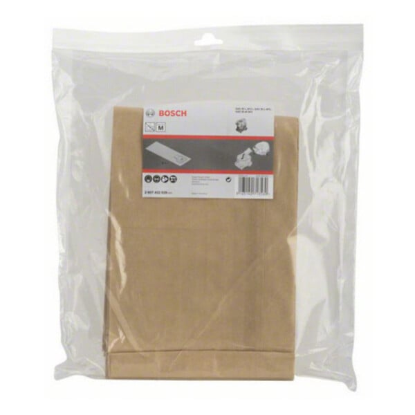 BOSCH - Lot de 5 sacs d'aspirateur BOSCH 2607432035 - Papier - Pour GAS 35 - large