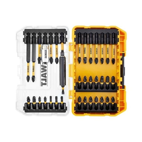 DEWALT - Coffret embouts de vissage FLEXTORQ DEWALT DT70731T-QZ pour Perceuse-Visseuse - 37 pièces - large