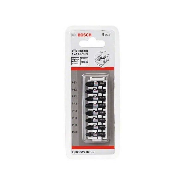 BOSCH - Packs d’embouts de vissage BOSCH Professional 2608522323 Impact Control (8 pièces) - large