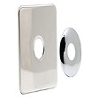WATTS - Cache de finition ROBIFIX inox - Modèle entraxe 50mm - Longueur 150mm - Largeur 122mm - alimentation avec robinets d'arrêts M1/2"-M3/8" - vignette