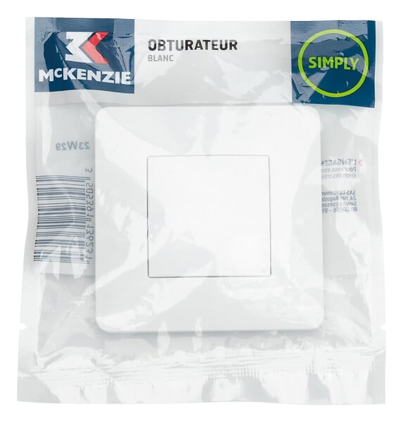 MC KENZIE - Obturateur Simply - Blanc - large
