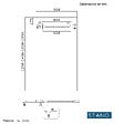 STANO - Receveur de douche à carreler 90 x 160 cm ELIO 4 pentes grille linéaire et bonde incluses - vignette