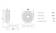 VORTICE - Ventilateur pliable et compacte - Nordik Vent - Ventilateur Nordik pliable et compact - Blanc - vignette