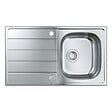 GROHE - Évier K200 GROHE 31552SD1 1 bac + 1 égouttoir - inox - vignette