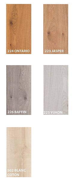 ALSAPAN - Plinthes en stratifié Domofloor (effet plancher) - Dimensions:- 5,8 x 220 cm - Coloris: ONTARIO - Épaisseur 12 mm - PLF 58 - Vendu à la pièce - large