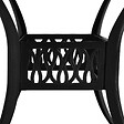 VIDAXL - vidaXL Table de jardin Noir 90x90x74 cm Aluminium coulé - vignette