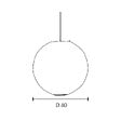 COREP - Suspension papier lama Corep BALL D40cm. - vignette