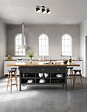 COREP - Spot métal noir mat Corep YLVA 3L L65cm. - vignette