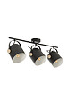 COREP - Spot métal noir mat Corep YLVA 3L L65cm. - vignette