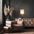 COREP - Lampe céramique SANTAL Brun H63cm - vignette