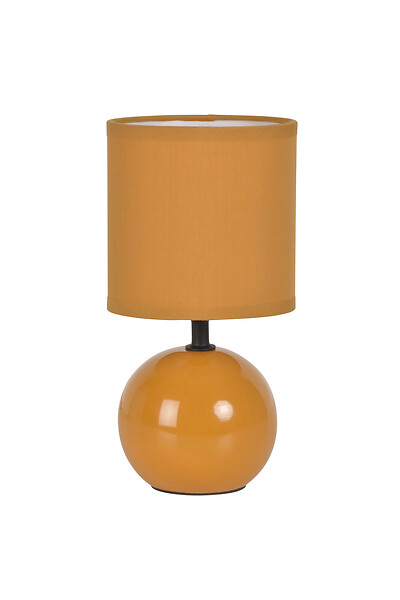 COREP - Lampe céramique moutarde Corep MIA H26cm. - large